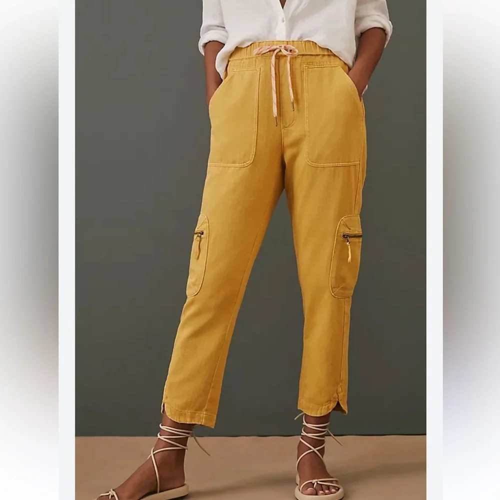 Anthropologie Pilcro The Cottage Pants Size Small Utility Drawstring Waist - Picture 1 of 12